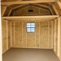 10'x12' Economy High Barn Wood Shed