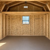 10'x12' Economy High Barn Wood Shed
