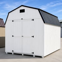 10'x12' Economy High Barn Wood Shed