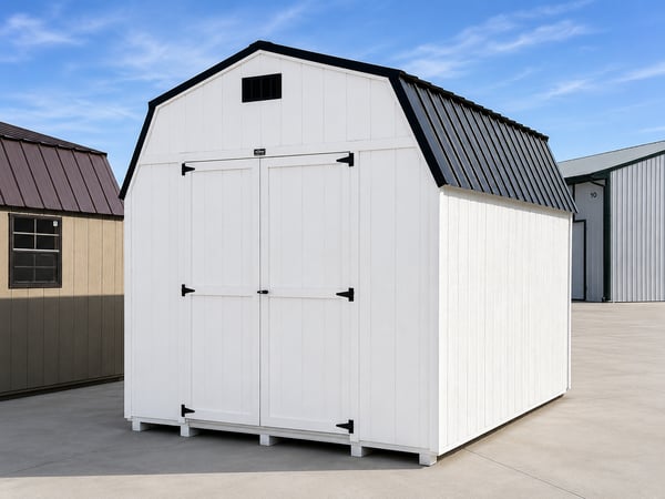 10'x12' Economy High Barn Wood Shed