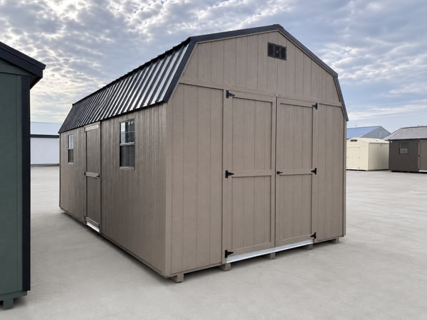12'x20' Economy High Barn Wood Shed
