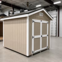 75854 8'x10' Ranch Gable Wood Panel Shed