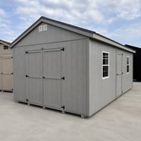 12'x20' Economy Ranch Gable Wood Shed