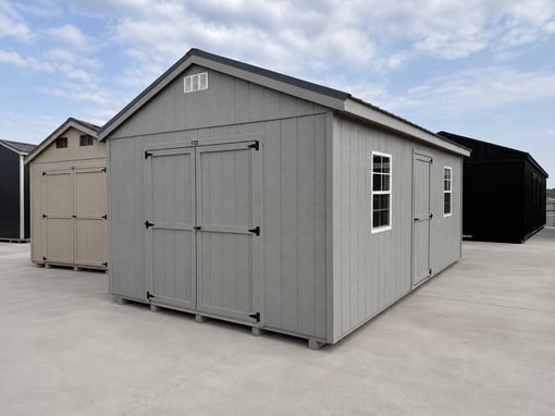 12'x20' Economy Ranch Gable Wood Shed