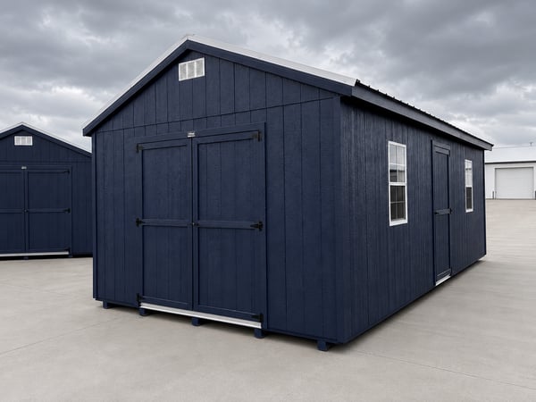12'x24' Economy Ranch Gable Wood Shed