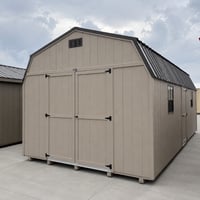 12'x24' Economy High Barn Wood Shed