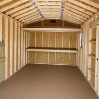 10'x20' Ranch Gable Wood Panel Shed