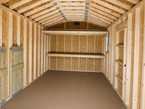 10'x20' Ranch Gable Wood Panel Shed
