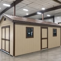 10'x20' Ranch Gable Wood Panel Shed