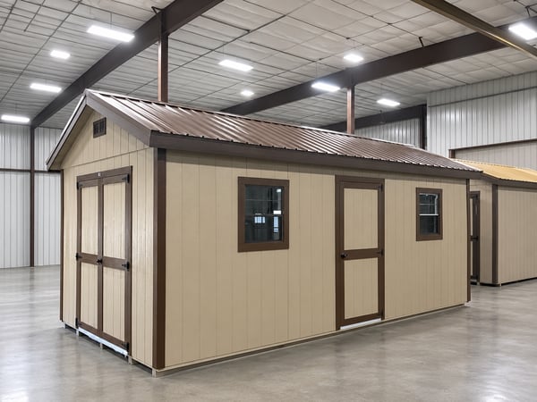 10'x20' Ranch Gable Wood Panel Shed