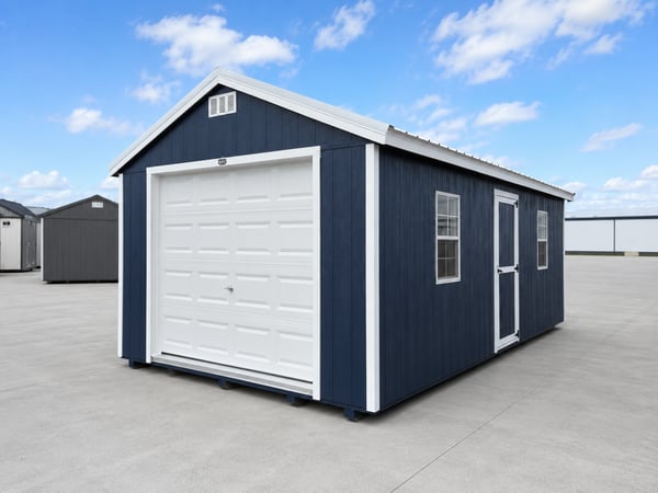 76295 12'x24' Economy Ranch Wood Panel Garage