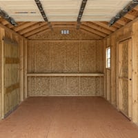 10'x20' Economy Ranch Wood Panel Garage