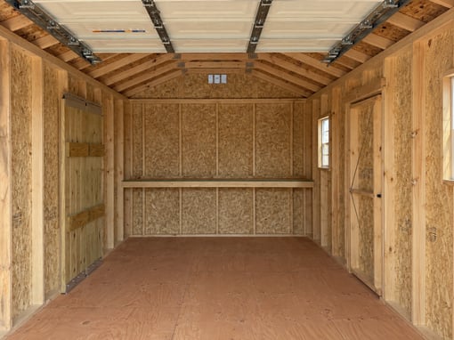 10'x20' Economy Ranch Wood Panel Garage