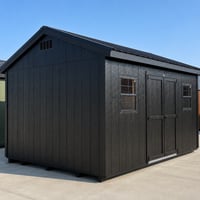 10'x16' Economy Ranch Gable Wood Shed
