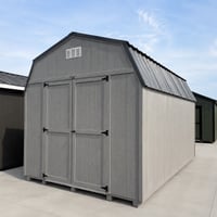 10'x16' Economy High Barn Wood Shed