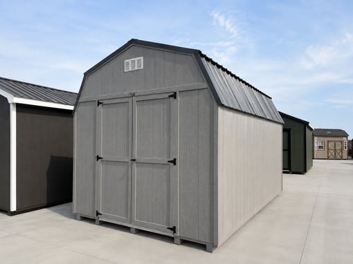 10'x16' Economy High Barn Wood Shed