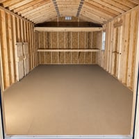 12'x24' Ranch Gable Wood Panel Shed