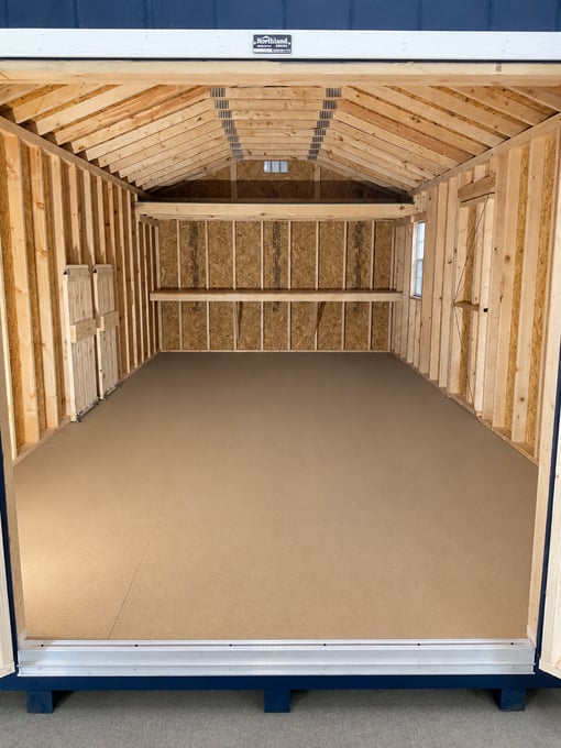 12'x24' Ranch Gable Wood Panel Shed