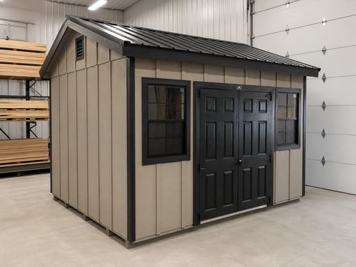 10'x12' Ranch Gable Board and Batten Shed