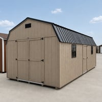12'x24' Economy High Barn Wood Shed