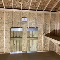 10'x12' Ranch Gable Wood Panel Shed