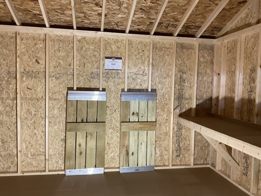 10'x12' Ranch Gable Wood Panel Shed