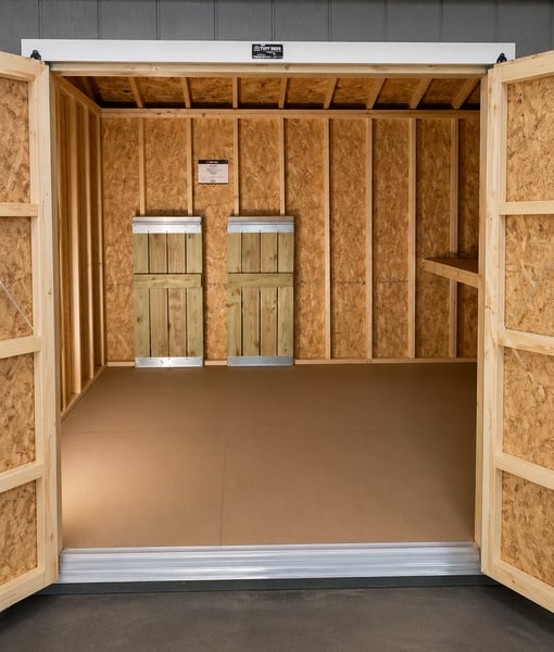10'x12' Ranch Gable Wood Panel Shed