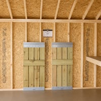10'x12' Quaker Gable Wood Panel Shed