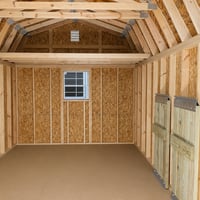 10'x16' High Barn Wood Panel Shed