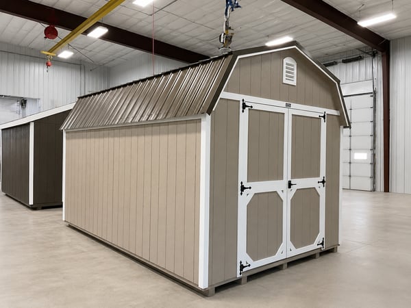 10'x16' High Barn Wood Panel Shed