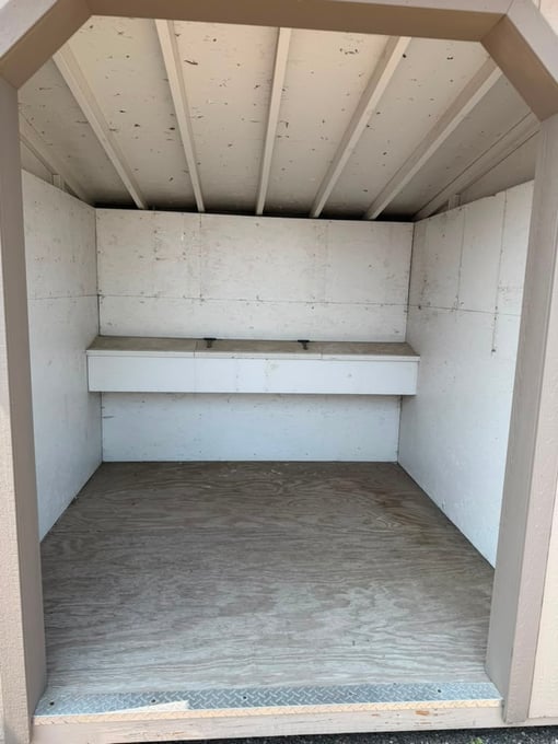 8'x8' Single Slope Shed