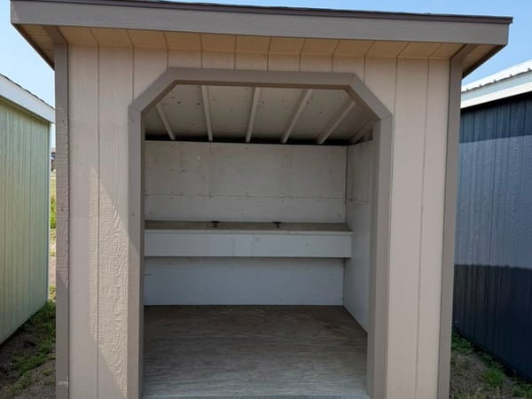 8'x8' Single Slope Shed