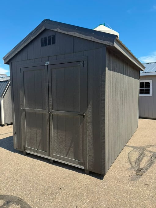 8'x12' Economy Ranch Gable Wood Shed